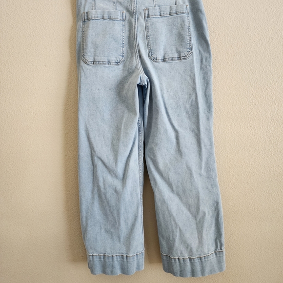 Bagatelle Collection Wide Leg Utility Jeans Light Wash Blue Size 30 - Picture 10 of 12